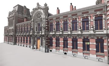 JM00 MA-GEO BIM Lille Geometre sculpture patroimoine architecture