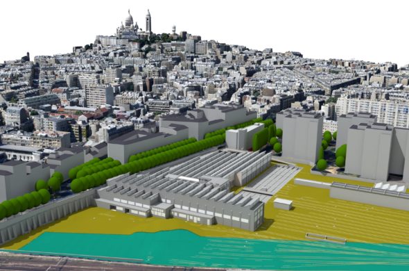 MA-GEO CIM BIM Paris Ordener Revit Rendu Googleearth texture